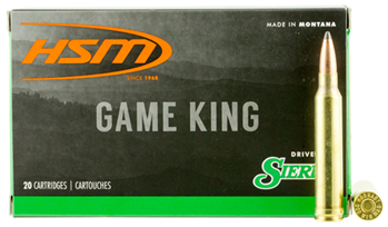 Hsm/hunting Sha 20943 HSM 300WINMAG41N Game King  300 Win Mag 180 gr Sierra GameKing Spitzer Boat-Tail
