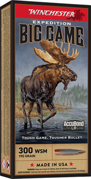Winchester Ammu 22370 Winchester Ammo S300SLR Expedition Big Game  300 WSM 190 gr AccuBond Long Range