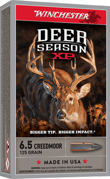 Winchester Ammu 22374 Winchester Ammo X65DS Deer Season XP  6.5 Creedmoor 125 gr Extreme Point Polymer