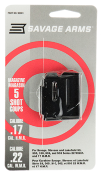 22590 Savage 90001 93 Series 22 Winchester Magnum Rimfire/17 Hornady Magnum 5 rd Blued