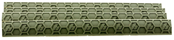 22834 Hexmag HXMLC4PKFDE Rail Covers M-LOK Picatinny Rail Flat Dark Earth Polymer 4 Pa