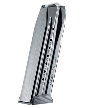 23248 Walther Arms 2814245 OEM  Black Detachable 16rd for 9mm Luger Walther PPX, Creed