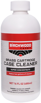 Birchwood Labor 23454 Birchwood Casey 33845 Brass Cartridge Case Cleaner 16 oz Bottle