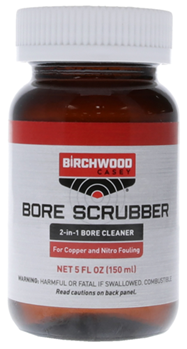 Birchwood Labor 23464 Birchwood Casey 33632 Bore Scrubber 2-in-1 Cleaner Removes Powder, Lead, Plastic