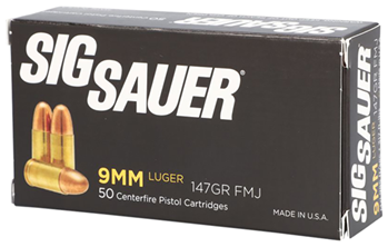 23478 Sig Sauer E9MMB350 Elite Ball  9mm Luger 147 gr Full Metal Jacket (FMJ) 50 Bx/ 2