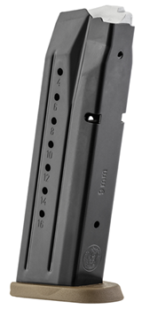 24035 Smith & Wesson 3007345 OEM  Blued with Brown Floor Plate Detachable 17rd for 9mm