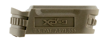 24266 Springfield Armory XDS5901MFDE Backstrap Sleeve  made of Polymer with Flat Dark