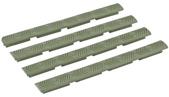 Ergo Grip 2432 Ergo 4332OD M-Lok WedgeLok Slot Cover Mossberg Textured OD Green Rubber 4 Per Pa