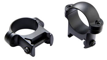 24453 Burris 420081 Zee Scope Ring Set Weaver Medium 1" Tube Black Gloss Steel