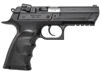 2466 Magnum Research BE94133RL Baby Eagle III  40 S&W 4.43" 12+1 Black Polymer Frame