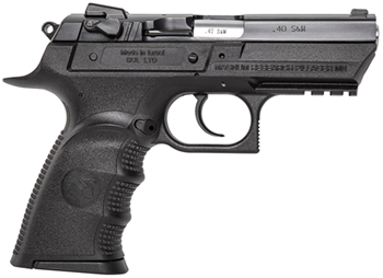 2468 Magnum Research BE94133RSL Baby Eagle III Semi-Compact 40 S&W 3.85" 12+1 Black P