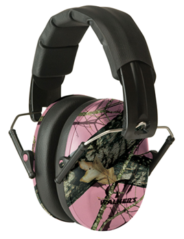 Gsm Outdoors 24934 Walker's GWPFPM1PKMO Pro Low Profile Muff Polymer 22 dB Folding Over the Head Mo
