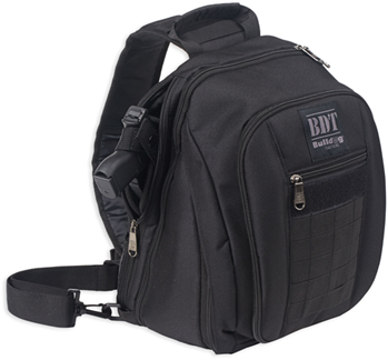 Bulldog Cases 25211 Bulldog BDT408B BDT Tactical Sling Pack Small Style made of Nylon with Black Fin