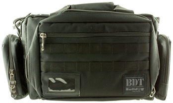 Bulldog Cases 25228 Bulldog BDT930B Tactical Molle Range Bag 22" Black XL with 4 Large Exterior Moll