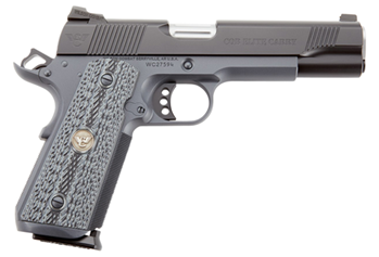 2538 Wilson Combat CQBECFS9 1911 CQB Elite Carry Single 9mm Luger 5" 8+1 Black G10 Gr