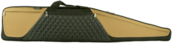 Bulldog Cases 25407 Bulldog BD360-44 Elite Rifle Case 44" Black w/Tan Panels Water-Resistant Nylon