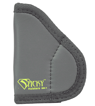 25486 Sticky Holsters SM1NAA SM-1 NAA Black Widow Latex Free Synthetic Rubber Black w/