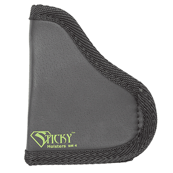 25490 Sticky Holsters SM4 SM-4 Taurus Curve Latex Free Synthetic Rubber Black w/Green