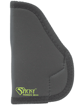 25495 Sticky Holsters MD4GEN1 MD-4  Black w/Green Logo Latex Free Synthetic Rubber Fit