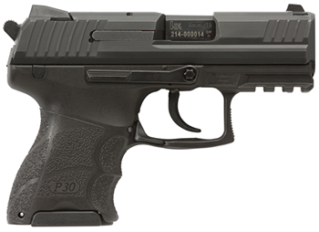Heckler & Koch 2669 HK 81000086 P30SK *MA Compliant 9mm Luger 3.27" 10+1 Black Interchangeable Backs