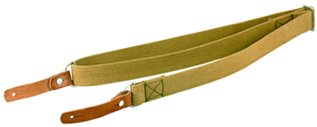 Aim Sports Inc 26916 Aim Sports PJSSL AK/SKS Sling made of Olive Canvas with Leather Trim, 20"-42" OA