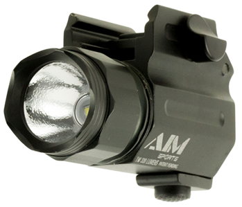 Aim Sports Inc 27151 Aim Sports FQ330C Compact Weapon Light For Compact Pistol 330 Lumens Output Whit