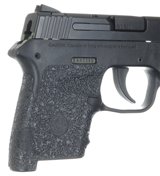 Talon Grips Inc 27306 Talon Grips 701R Adhesive Grip  Textured Black Rubber for S&W Bodyguard 380