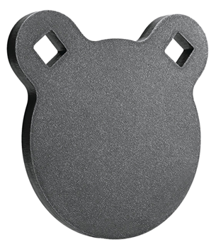 Champion Traps 27337 Champion Targets 44902 Center Mass Gong 4" Rifle Gray AR500 Steel Gong 0.38" Thi