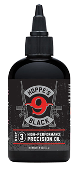 27665 Hoppe's HBL4 Black Precision Oil protects against Rust, Lubricates, has Extreme