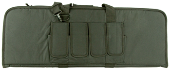 Ncstar / Vism 28130 NcStar CVCP2960B36 VISM Carbine Case Black PVC Nylon with Lockable Zippers, Pock