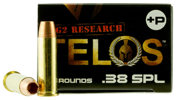 G2 Research Inc 28347 G2 Research TELOS 38SPL+ Telos  38 Special +P 105 gr Copper Hollow Point 20 Bx/