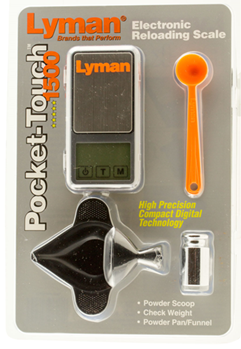 Lyman Products 28348 Lyman 7750725 Pocket Touch Reloading Scale 1 Multi-Caliber 1500 GR