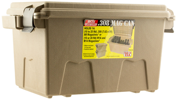 Mtm Molded Prod 28689 MTM Case-Gard TMC308 Tactical Mag Can 308 Win 7.62x51mm NATO AR Platform Flat Da