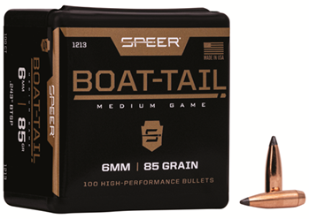Cci/speer 29016 Speer 1213 Boat-Tail  6mm .243 85 gr Jacketed Soft Point Boat Tail (JSPBT) 100 P