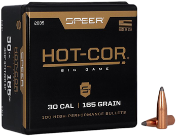 Cci/speer 29070 Speer 2035 Hot-Cor Rifle 30 Caliber .308 165 GR Spitzer Soft Point 100 Box