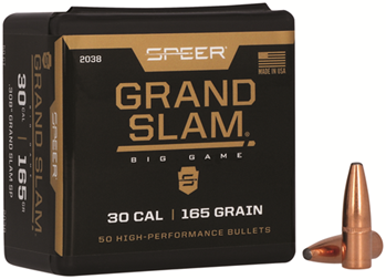 Cci/speer 29071 Speer 2038 Grand Slam  30 Caliber .308 165 GR Soft Point (SP) 50 Per Box