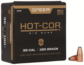 Cci/speer 29094 Speer 2435 Hot-Cor  358 Cal .358 180 gr Spitzer Soft Point 100 Per Box
