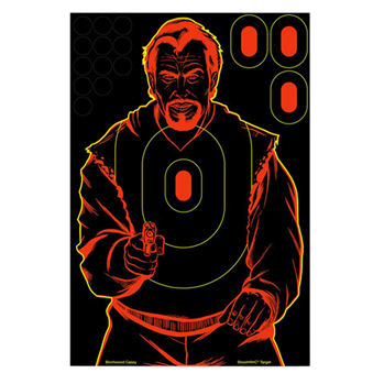 29442 Birchwood Casey 34645 Shoot-N-C Bad Guy 5 Targets