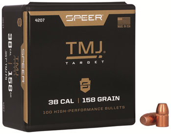 Cci/speer 29666 Speer 4207 TMJ  38 Cal .357 158 gr Total Metal Jacket (TMJ) 100 Per Box