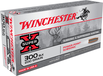 Winchester Ammu 30081 X300BLKX WIN PWR PNT 300BLK 200GR SS 20/200