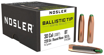 Nosler 30222 30181 NOSLER 30 CAL 220GR 50CT