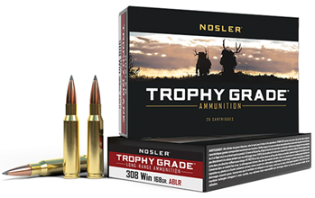 30223 Nosler 60101 Trophy Grade Long Range 308 Win 168 gr AccuBond Long Range 20 Bx/ 1