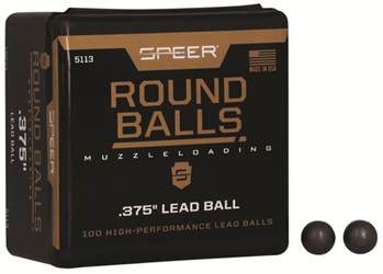 Cci/speer 30519 Speer 5113 Lead Balls  36 Cal .375 Dia 79 GR 100 Per Box