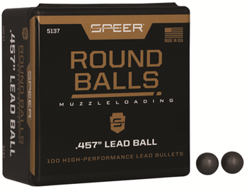 Cci/speer 30525 Speer 5137 Lead Balls  45 Cal .457 Dia 144 GR 100 Per Box