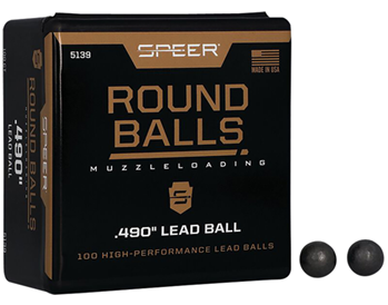 Cci/speer 30526 Speer 5139 Lead Balls  50 Cal .490 Dia 177 GR 100 Per Box