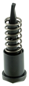 Strike Industri 30978 Strike ARFABK AR Forward Assist Carbon Steel Black with Hex Design