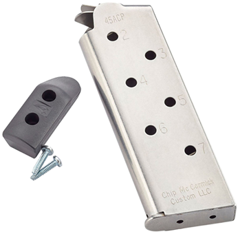 Chip Mccormick 31067 Chip McCormick Custom 14121 Officer 45 ACP 7 rd Stainless Finish