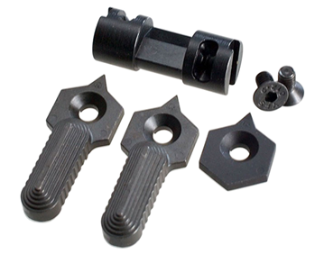 Strike Industri 31090 Strike ARHS6090 Hex 3 In 1 Selector Switch 60/90 Degree Black Steel AR-Platform