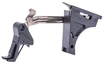 Cmc Triggers Co 31279 CMC Triggers 71701 Drop-In  Flat Trigger with Black Finish for Glock 17 Gen4 for