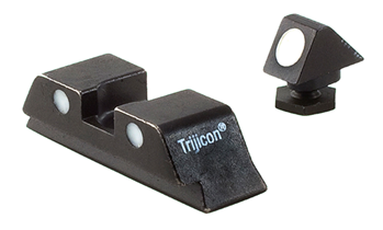 32151 Trijicon 600234 Bright & Tough Steel Night Sight Set 3-Dot White Front & Rear Bl